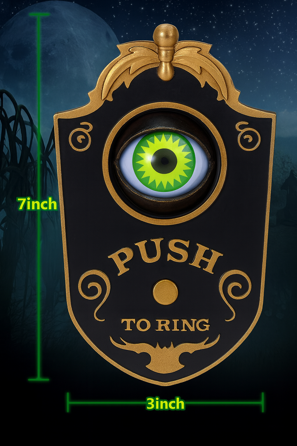 Animated Halloween Eyeball Doorbell