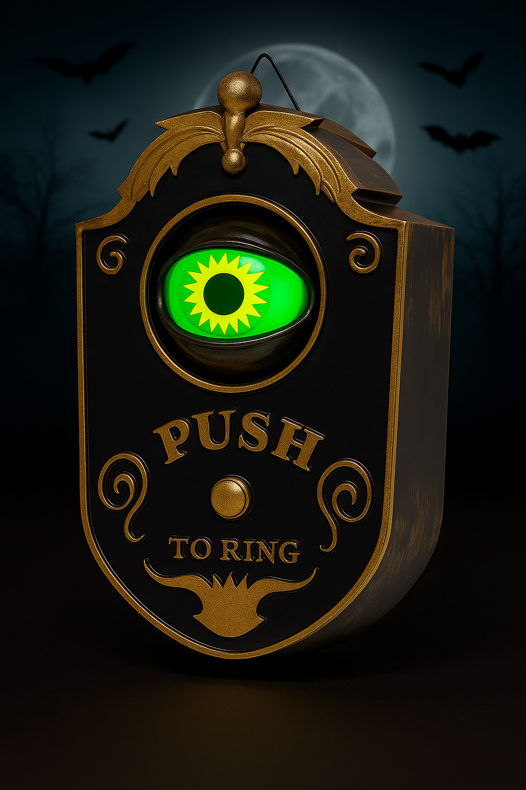 Animated Halloween Eyeball Doorbell