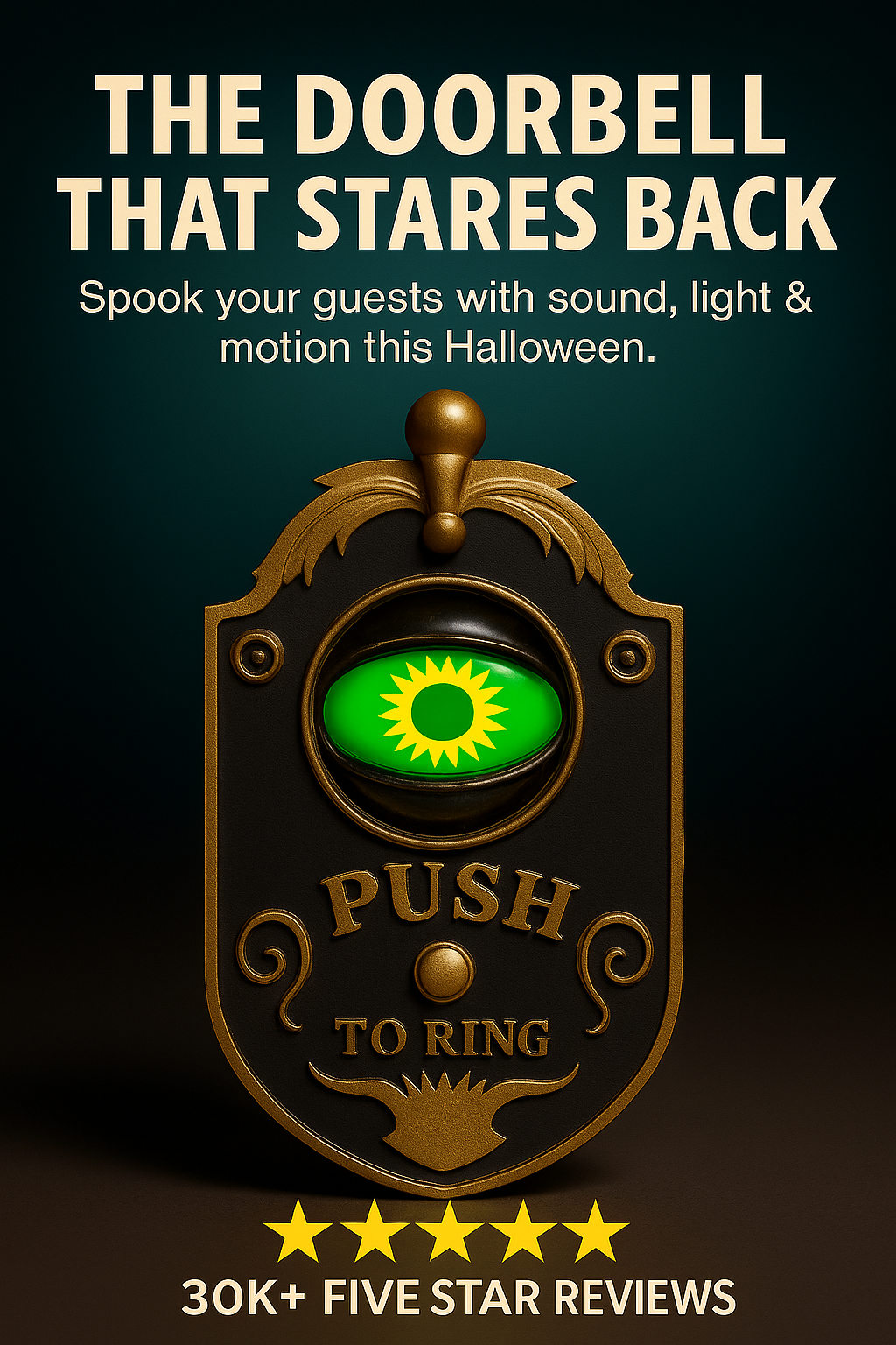 Animated Halloween Eyeball Doorbell