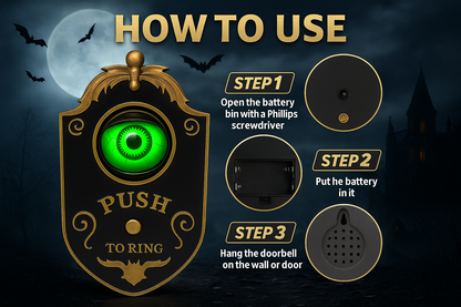Animated Halloween Eyeball Doorbell