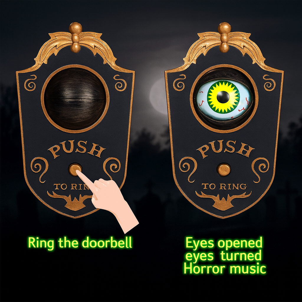 Animated Halloween Eyeball Doorbell