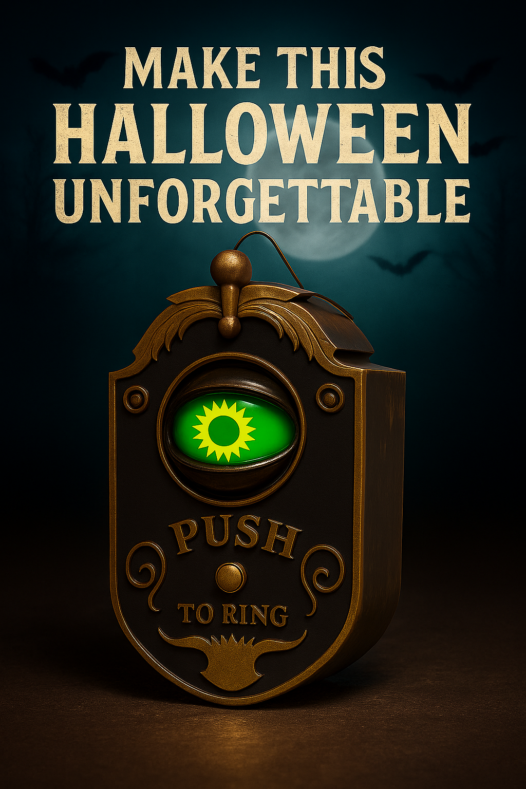 Animated Halloween Eyeball Doorbell